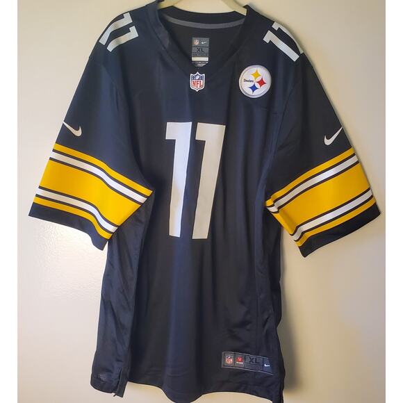 Chase Claypool Pittsburgh Steelers Nike NFL On Field Jersey Size XL Black Gold